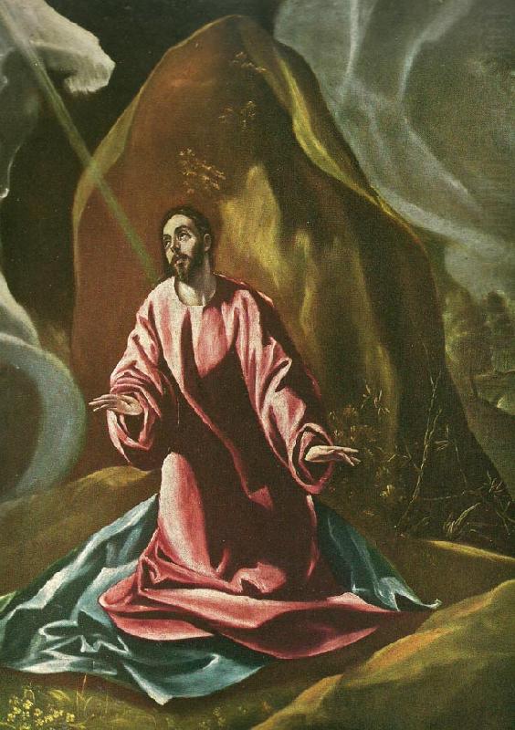 El Greco christ on the mount of olives china oil painting image